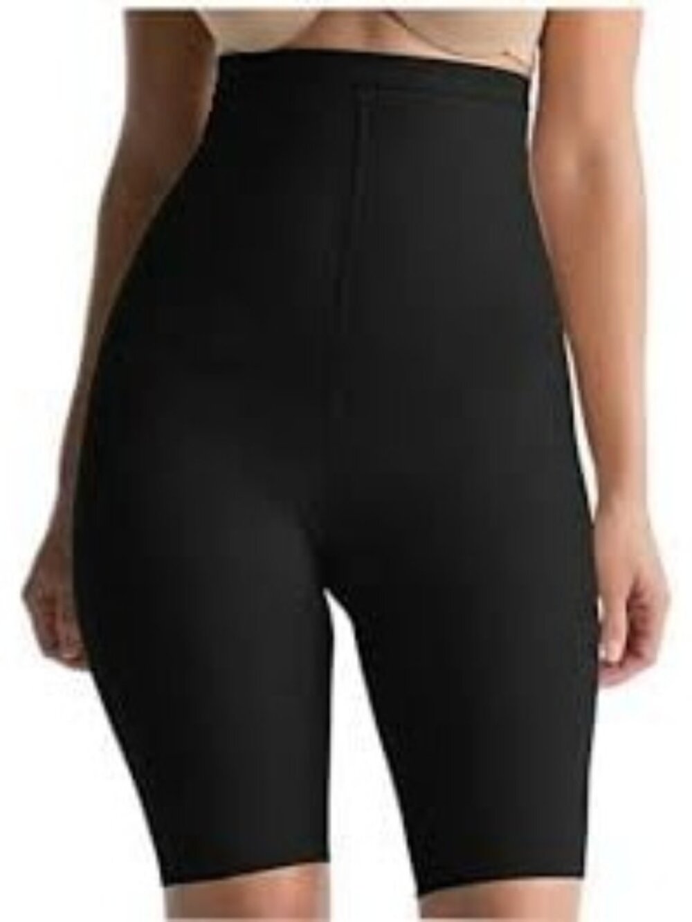 Spanx Higher Power Ultra Soft Shaper Shorts Size Large Black Shape Wear